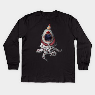 In the mouth of clown Kids Long Sleeve T-Shirt